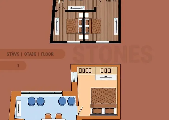 Brivibas - Stones, Free Privat Parking, Free Wifi, Self Check-in Appartement Riga